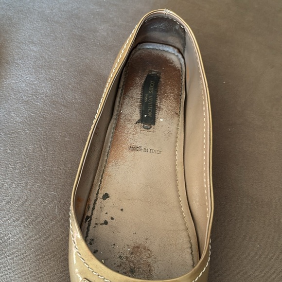 Vintage Louis Vuitton Vernis Leather Flats 37 - Picture 11 of 15